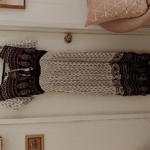 Boho Maxi Dress by SR Fashions. Rayon, Hand wash only recommended.